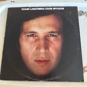 ⭐️Vintage Don McLean 'Chain Lightning' Vinyl Record